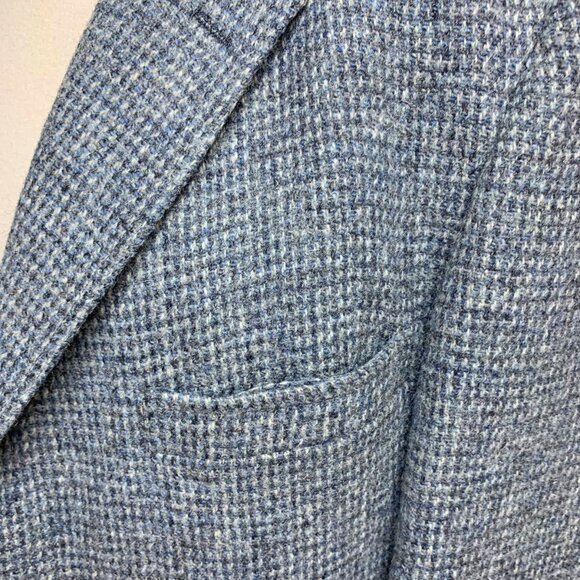 Vintage Givenchy Gentlemen Harris Tweed Union Made Blazer‎ Mens Size 44 - Picture 5 of 12